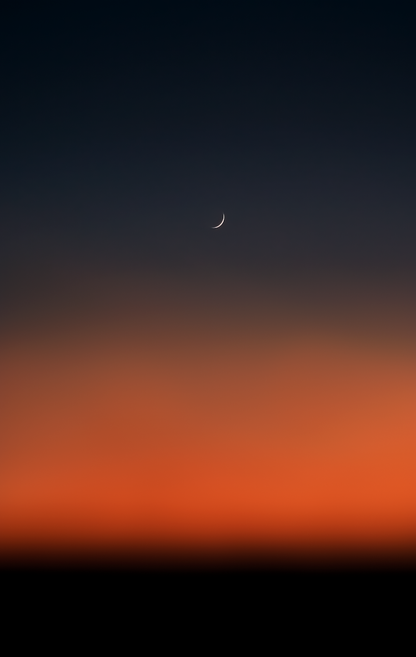 NEW - MOROCCAN MOONRISE PRINT
