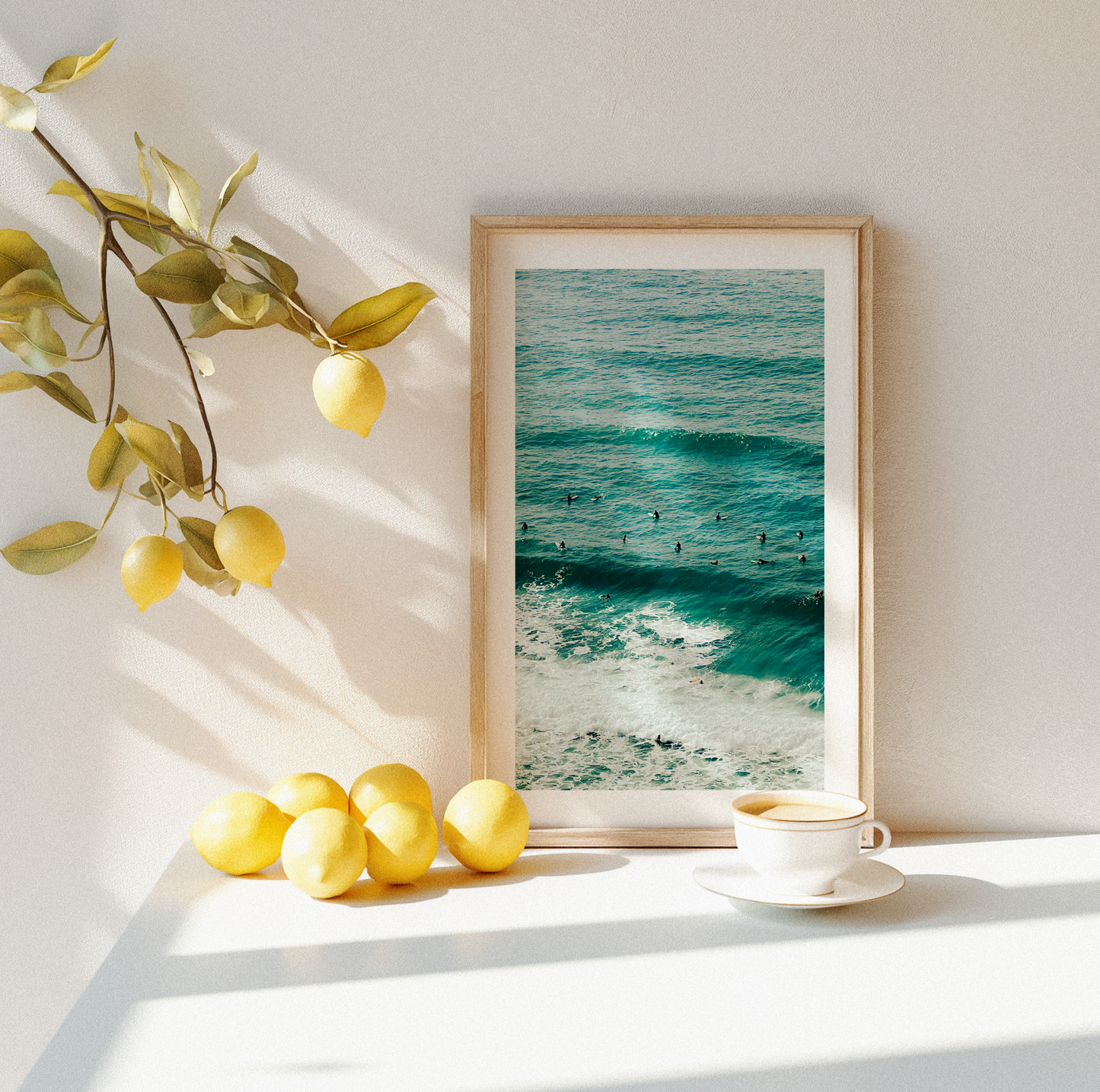 SUMMER SURF GATHERING PRINT